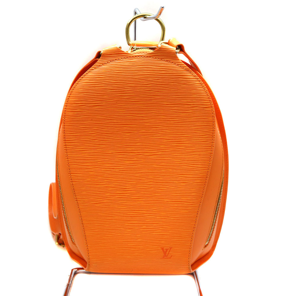 Louis Vuitton Mabillon Epi Orange Backpack